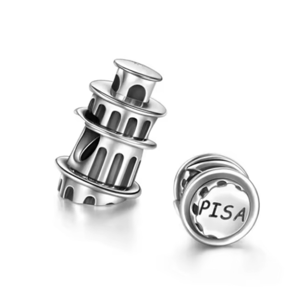 NWOT Pisa Tower Charm Sterling Silver 925